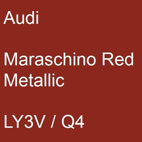 Audi, Maraschino Red Metallic, LY3V / Q4.